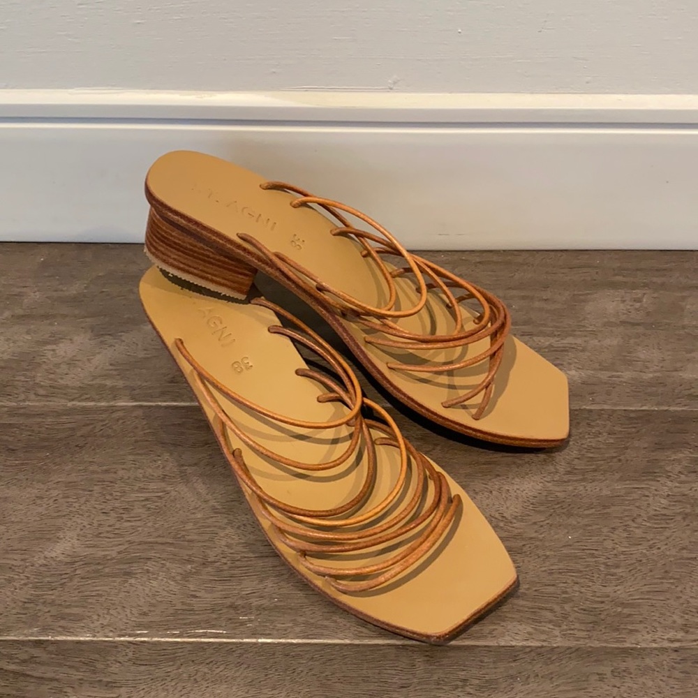 St Agni Ines Sandal Tan Size 38